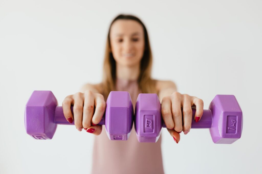 Women’s Home Workout Equipment Dumbbells